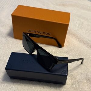 Louis Vuitton Black and Orange Sunglasses